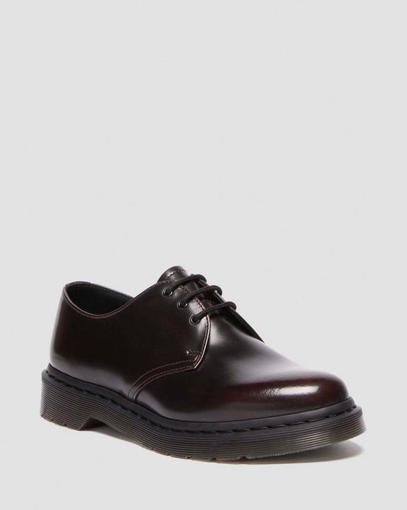 Dr Martens Arcadia Leather Shoes - Cherry Red Arcadia