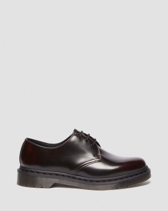 Dr Martens Arcadia Leather Shoes - Cherry Red Arcadia