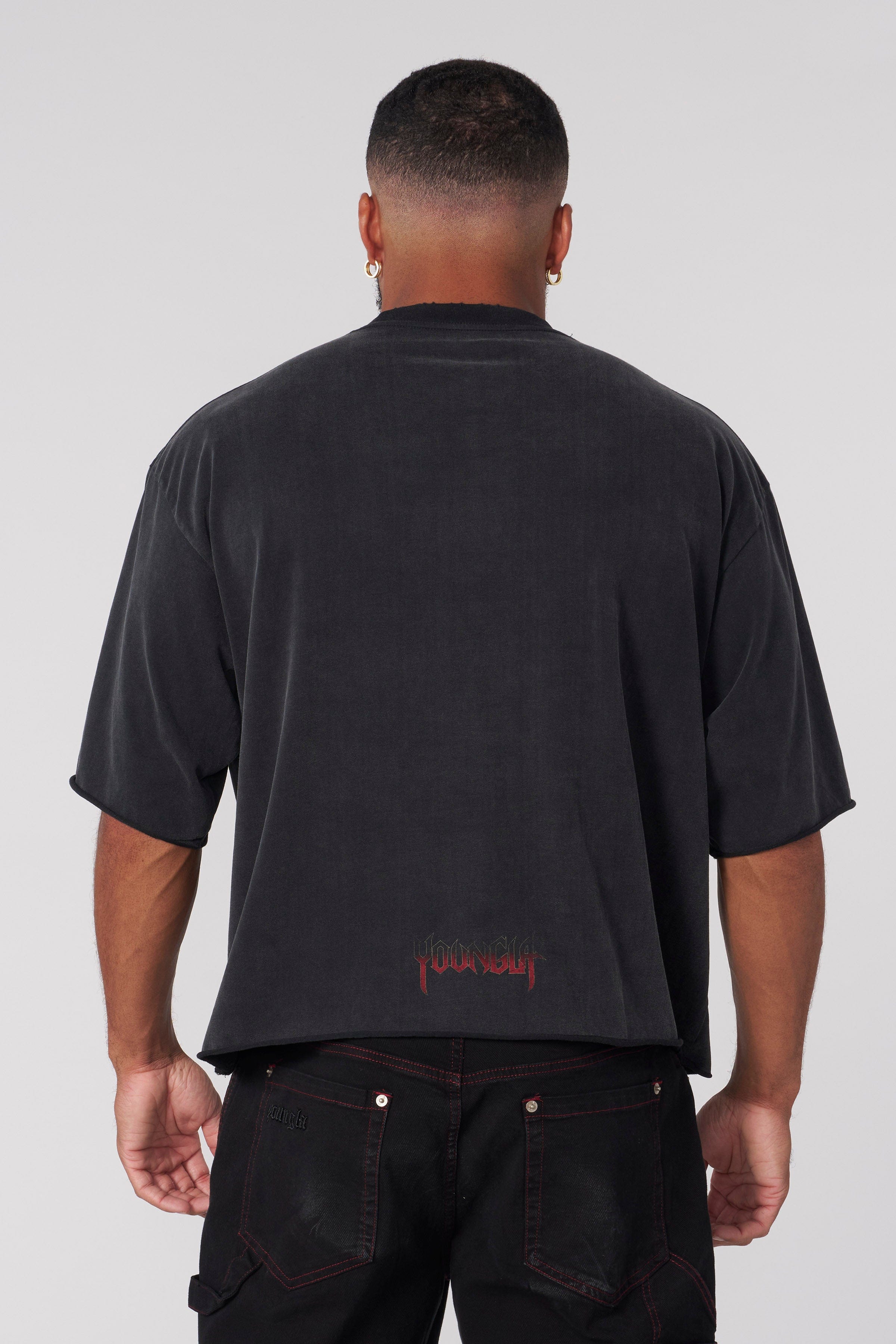 YoungLA 4181 - Dark Night Tees Black Wash