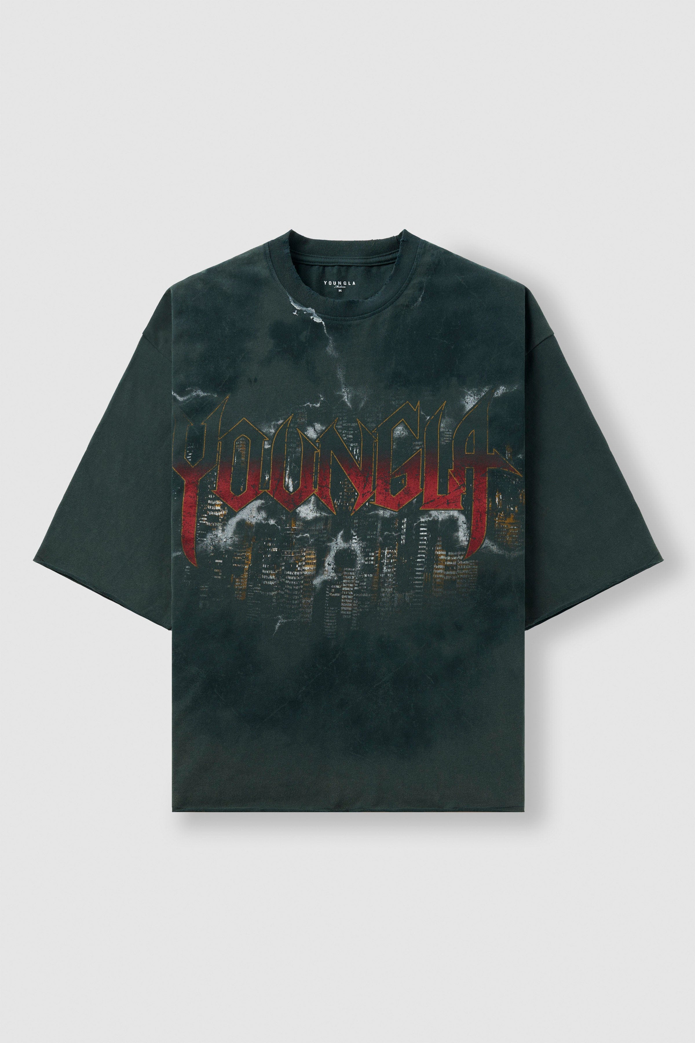 YoungLA 4181 - Dark Night Tees Teal Wash