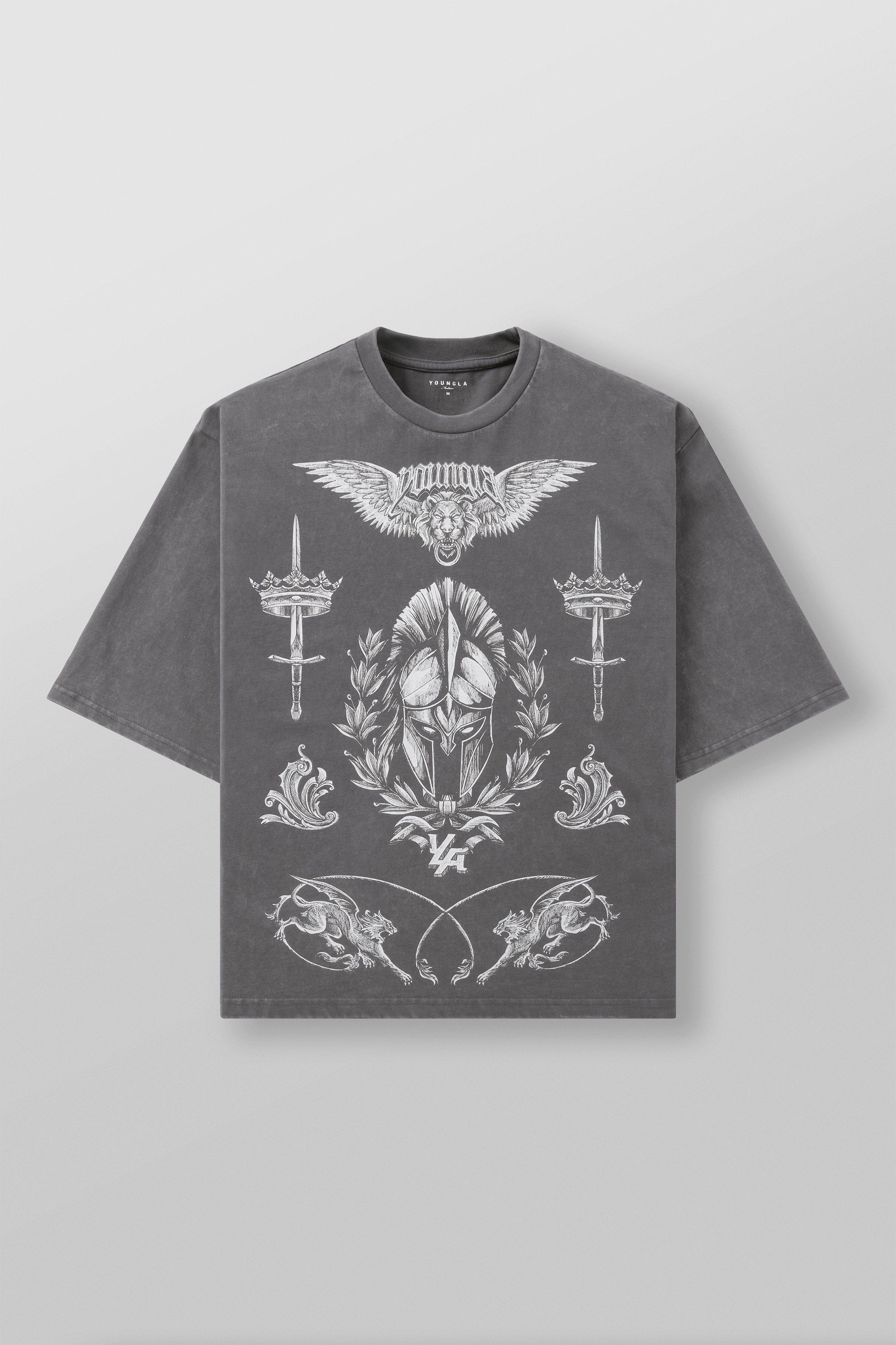 YoungLA 4184 - Royal Knight Tees Grey Wash