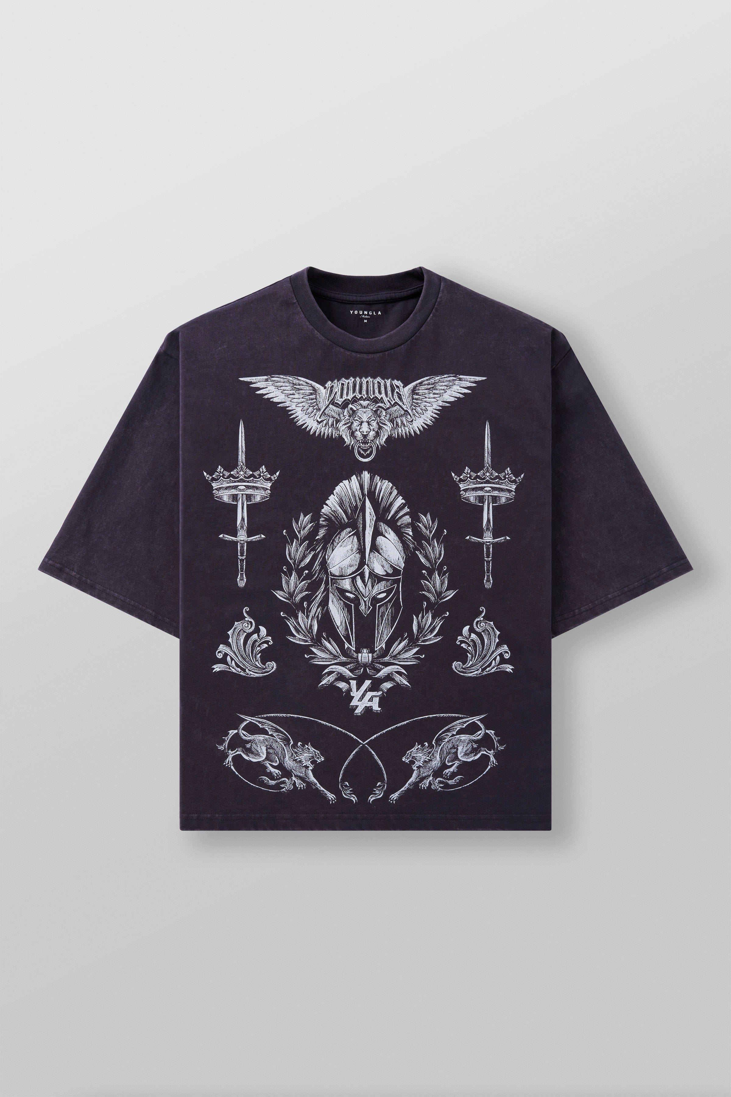 YoungLA 4184 - Royal Knight Tees Purple Wash