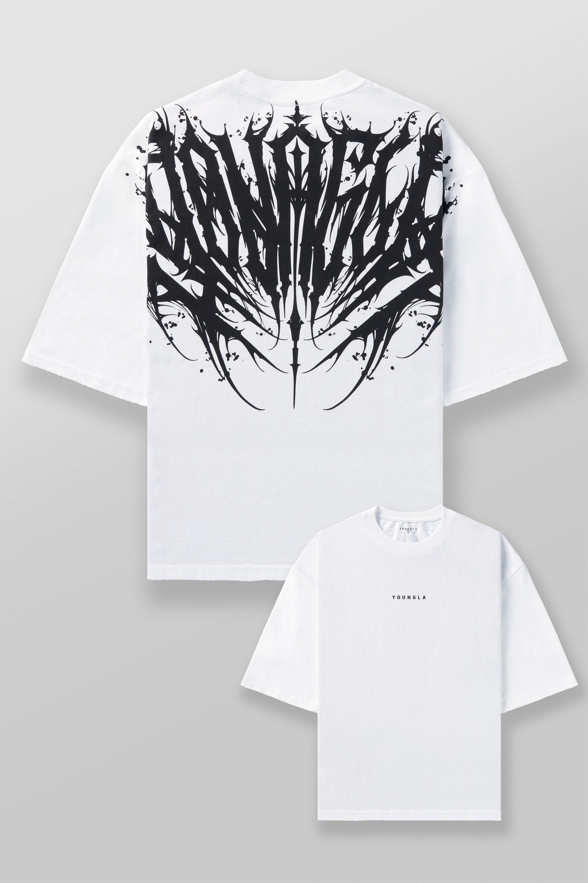YoungLA 4185 - Chaos Tees White