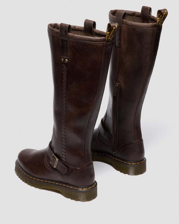Dr Martens Anistone Knee High - Dark Brown