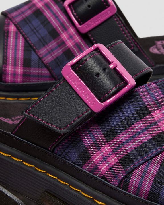 Dr Martens Mattison - Black+Pink Multi