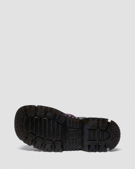 Dr Martens Mattison - Black+Pink Multi