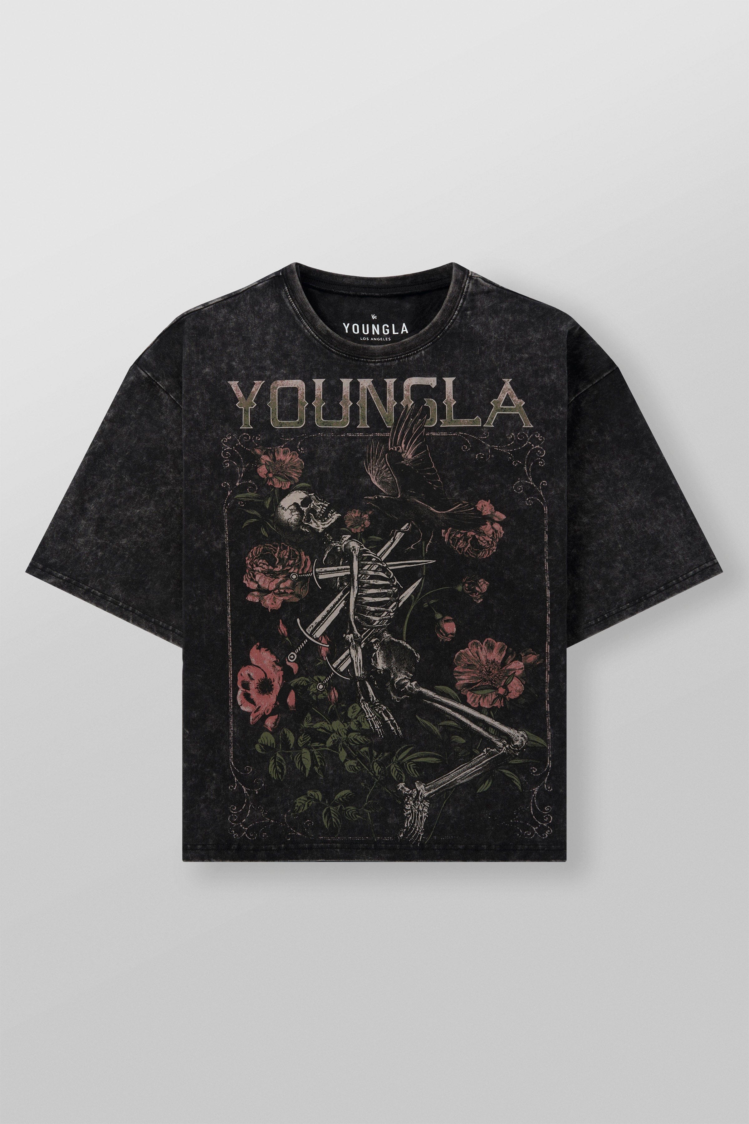 YoungLA 4197 - Nevermore Tees Black Wash