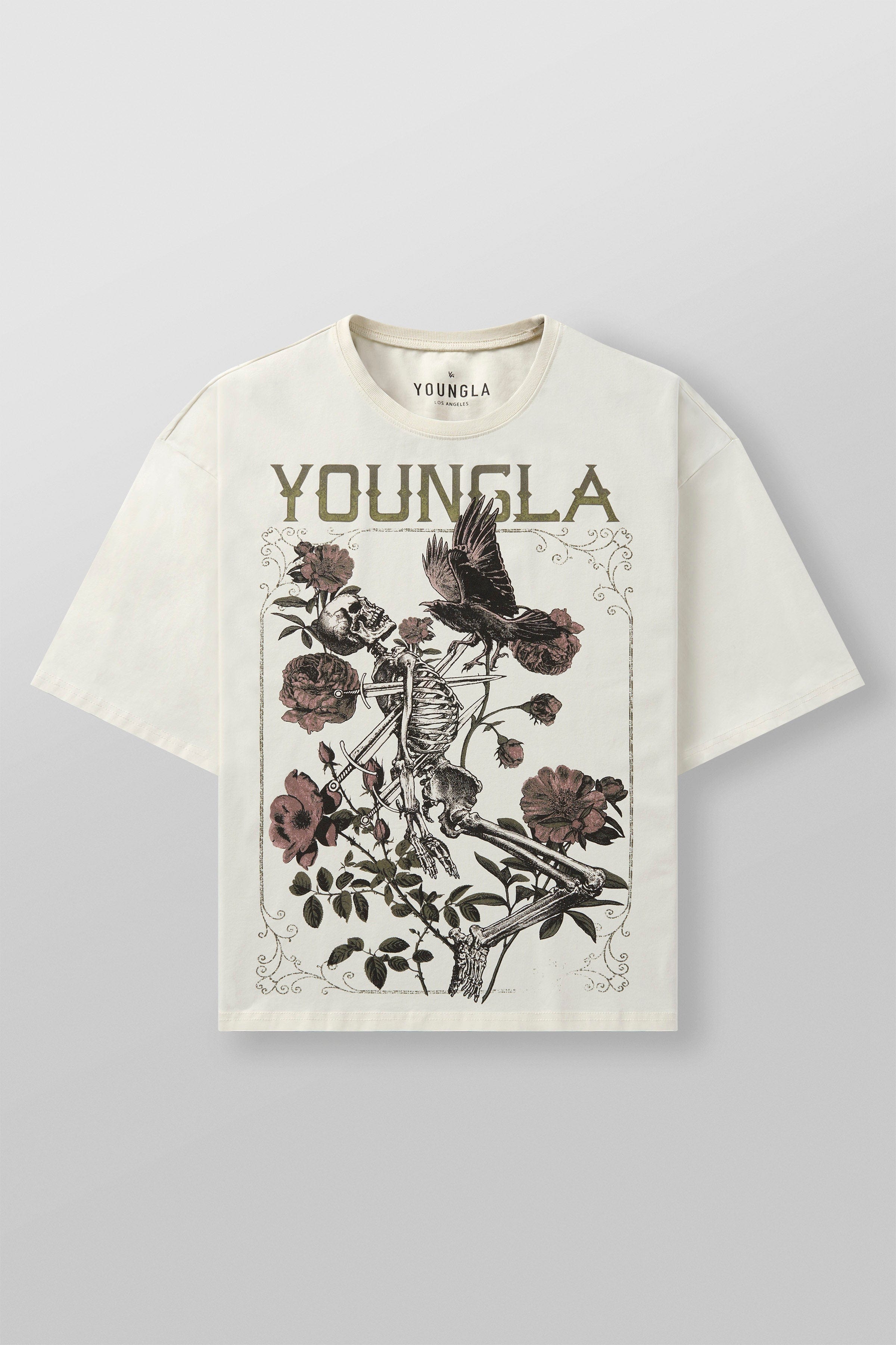 YoungLA 4197 - Nevermore Tees Off-White