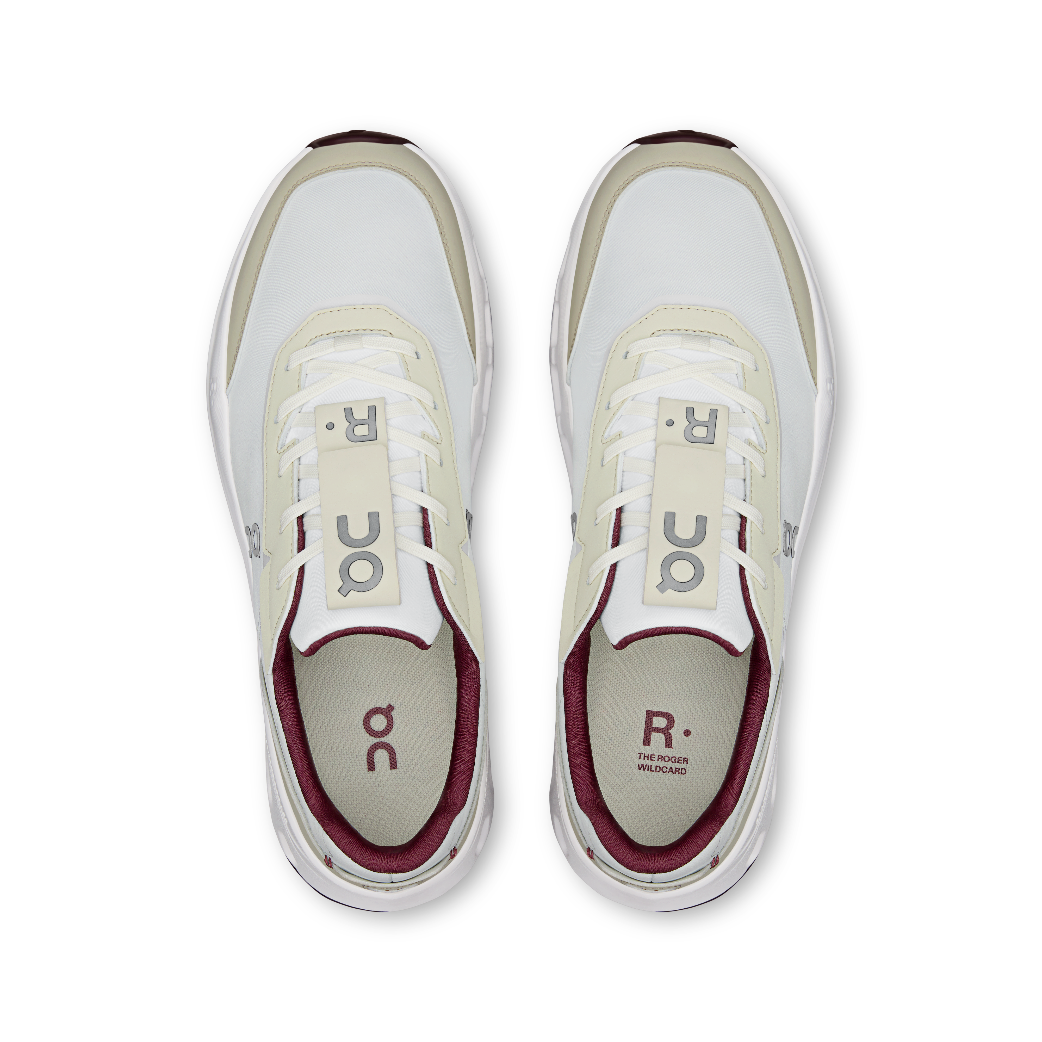 On The Roger Wildcard Ivory Maroon