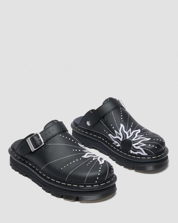 Dr Martens Zebzag Mule Solar Flare - Black