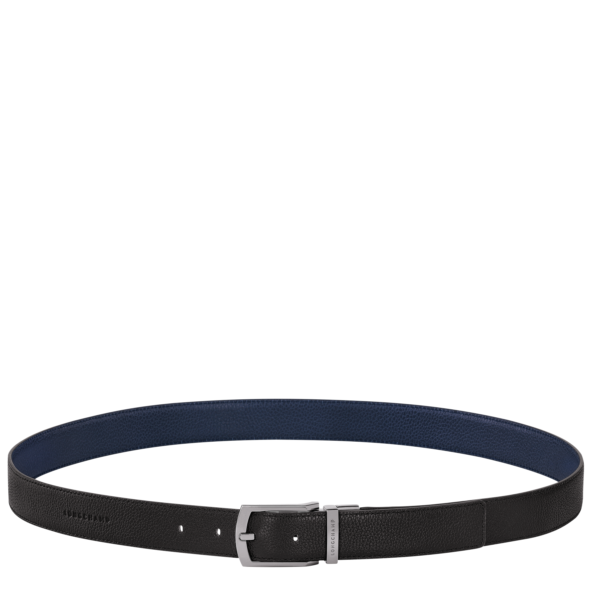 Longchamp Le Foulonné Men's belt Black/Navy