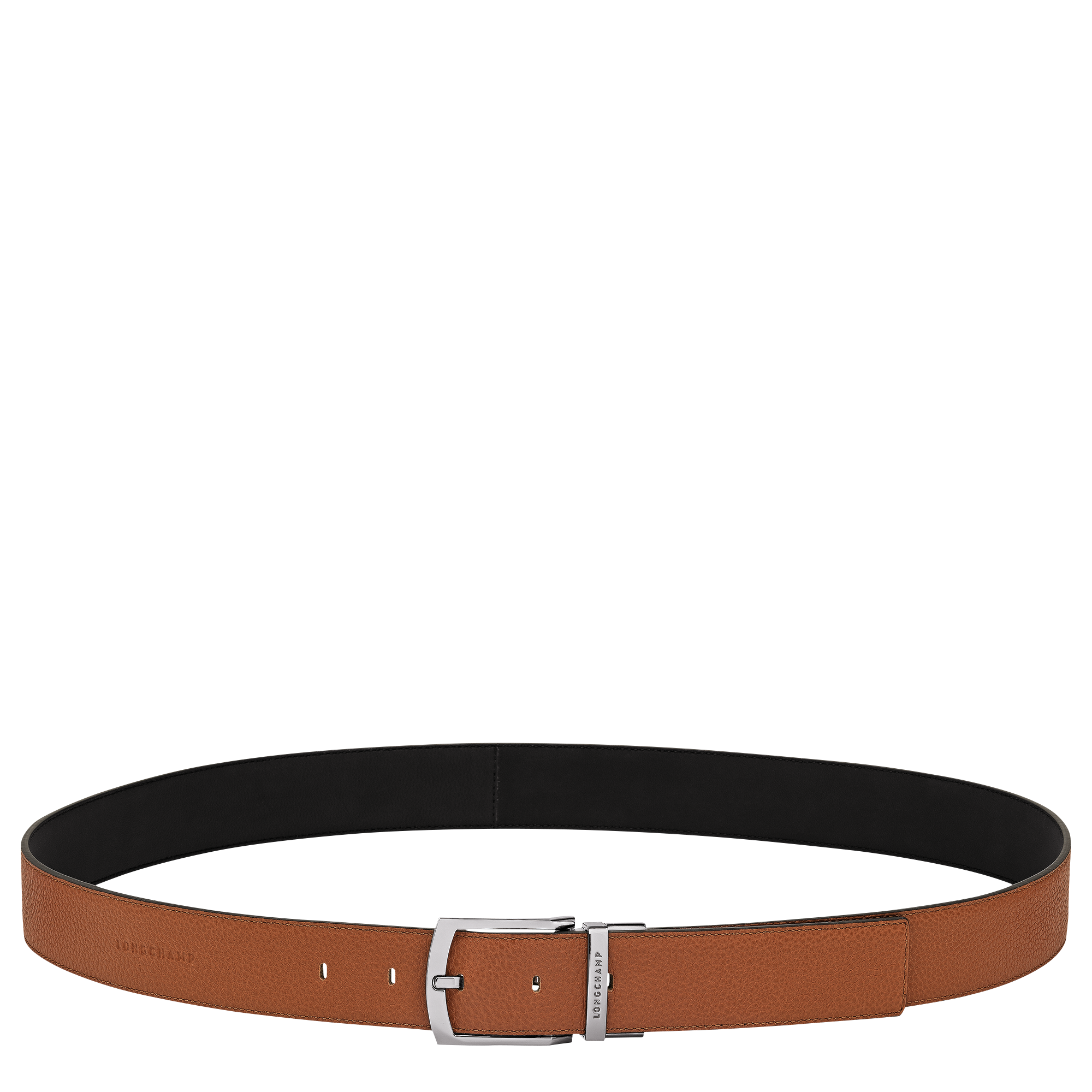 Longchamp Le Foulonné Men's belt Caramel/Black