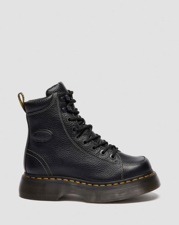Buzz 8-Eye - Black Milled Nappa - Womens