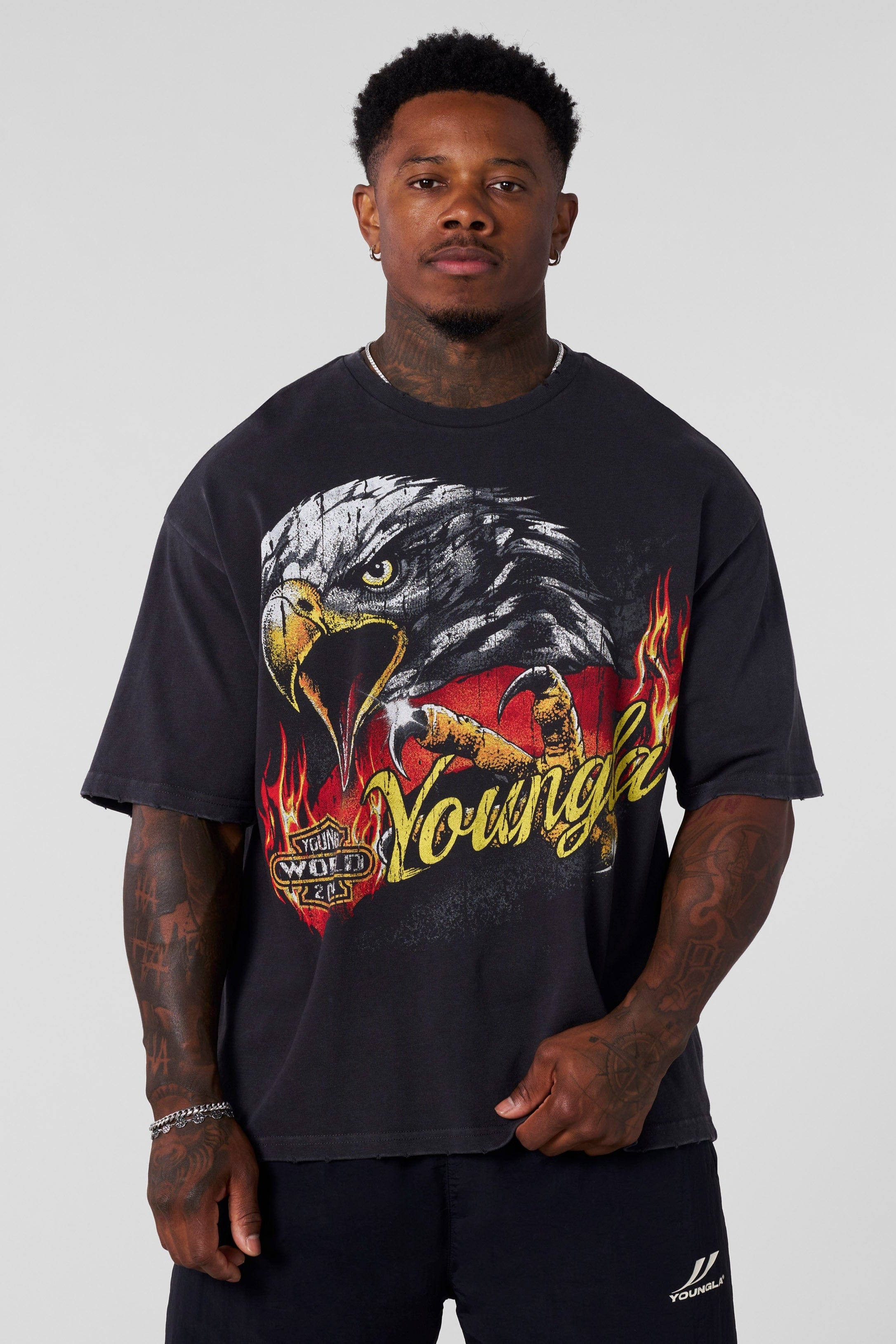 YoungLA 4205 - Vintage Rock Tees Claws of Glory