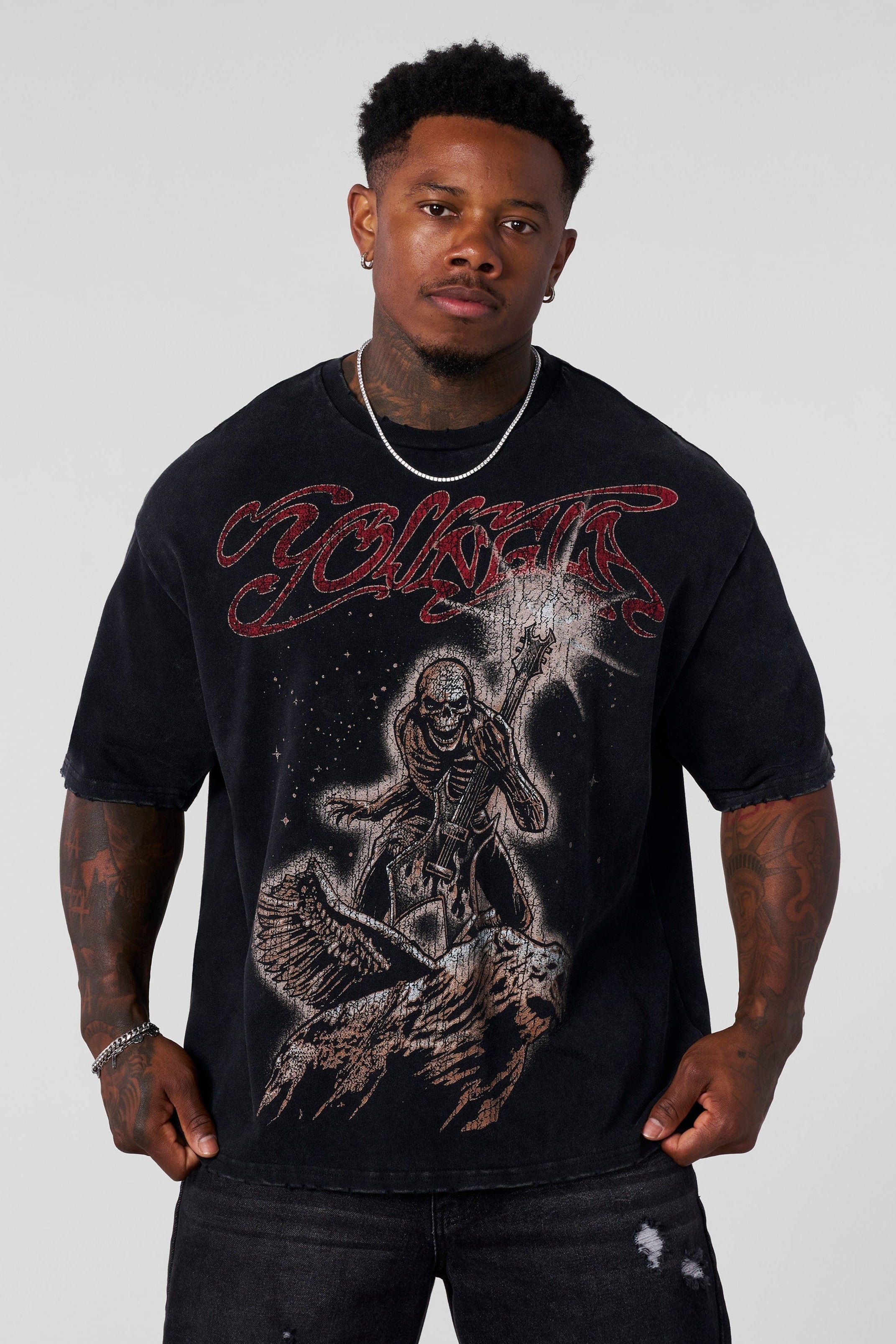 YoungLA 4205 - Vintage Rock Tees Rider of Doom