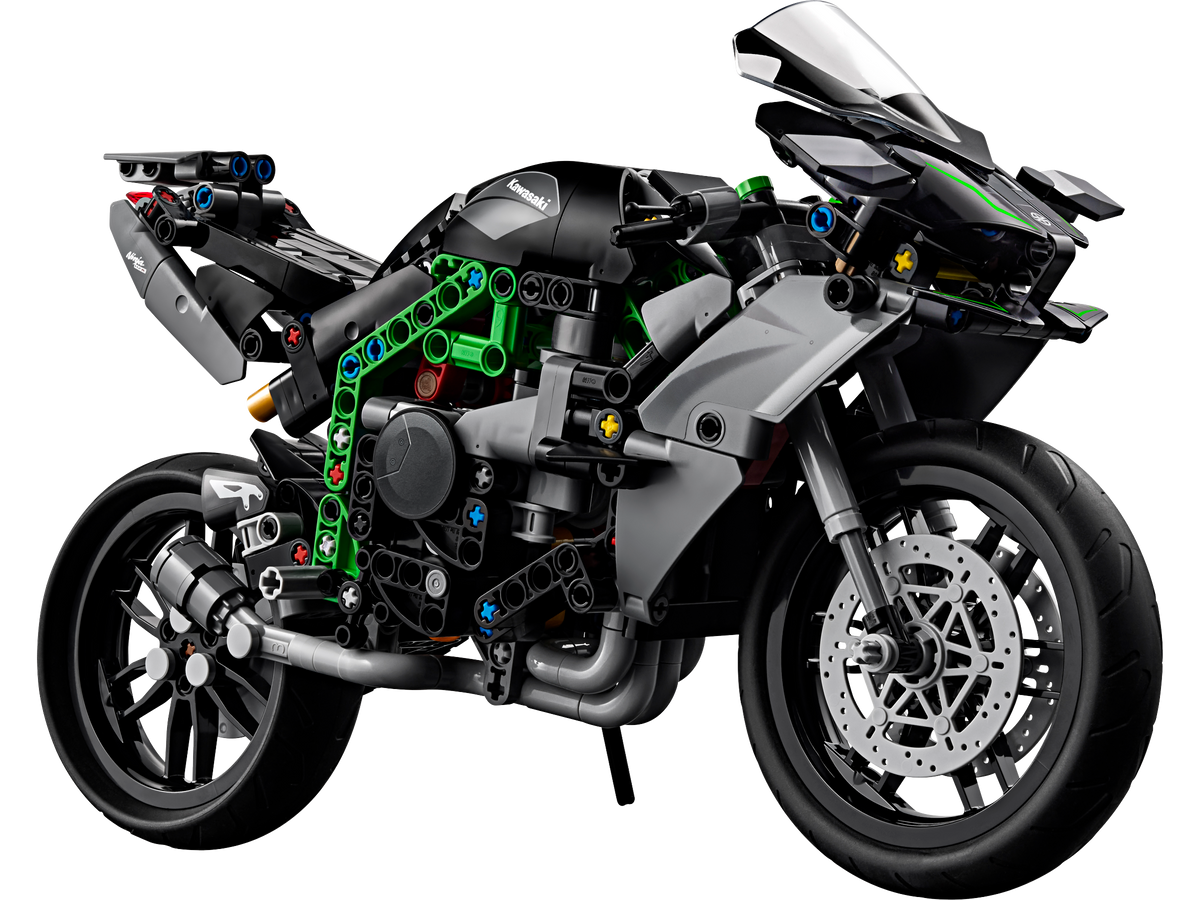 LEGO Kawasaki Ninja H2R Motorcycle, side