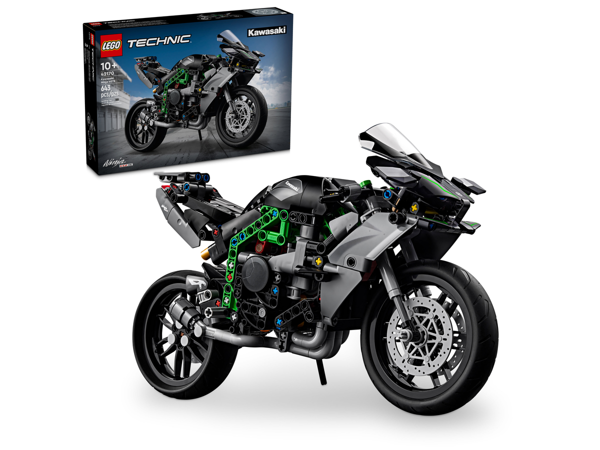 LEGO Kawasaki Ninja H2R Motorcycle, front