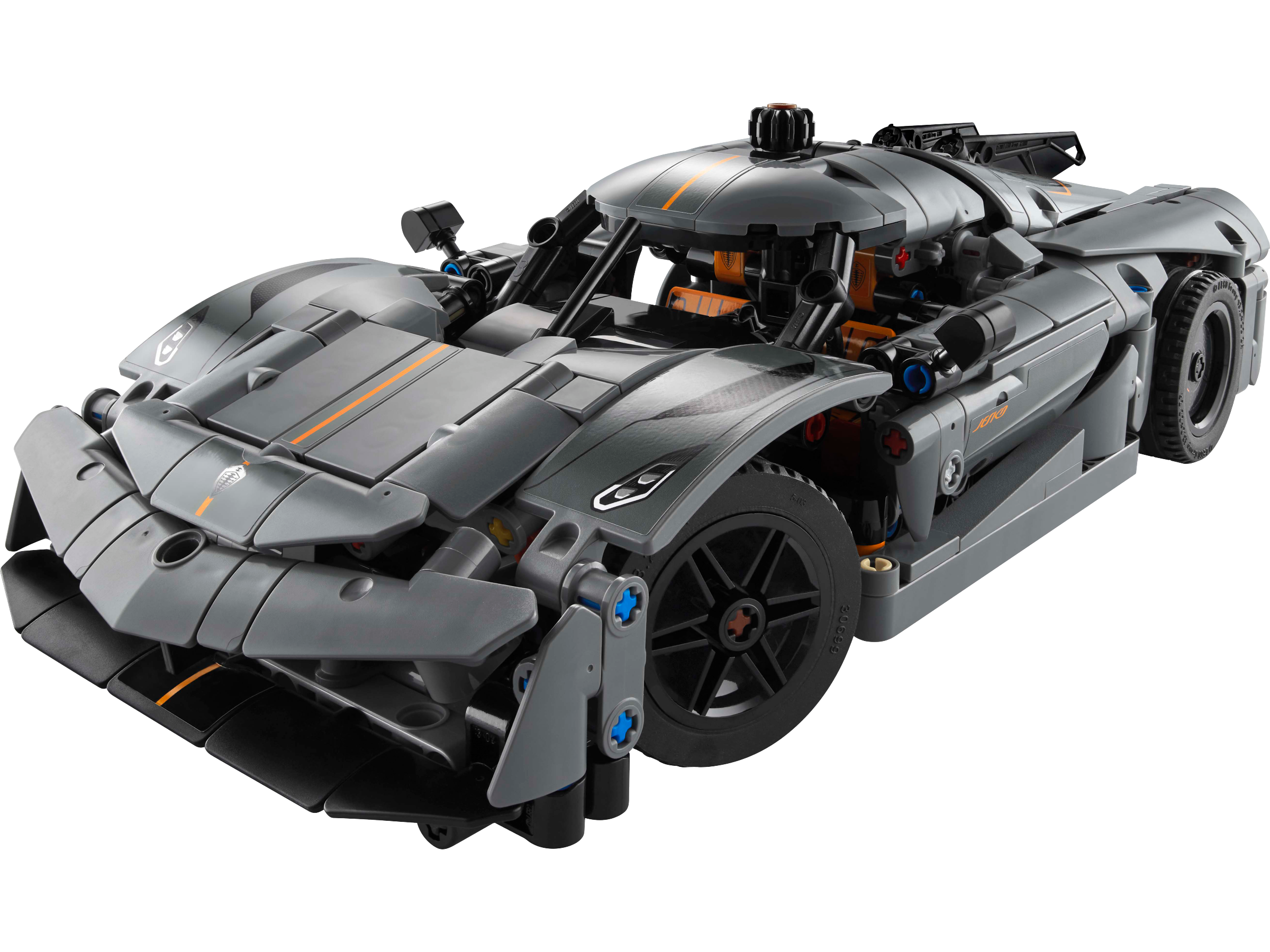 Lego Koenigsegg Jesko Absolut Grey Hypercar