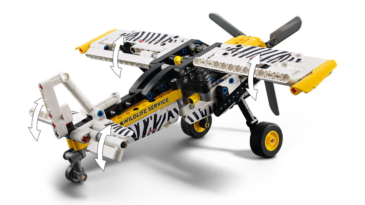 LEGO Technic Bush Plane 42198, back