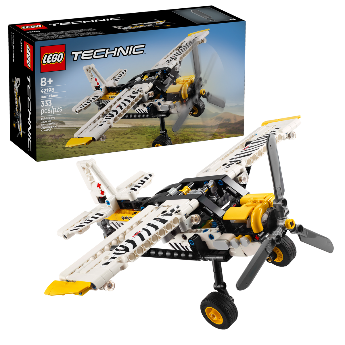 LEGO Technic Bush Plane 42198, front