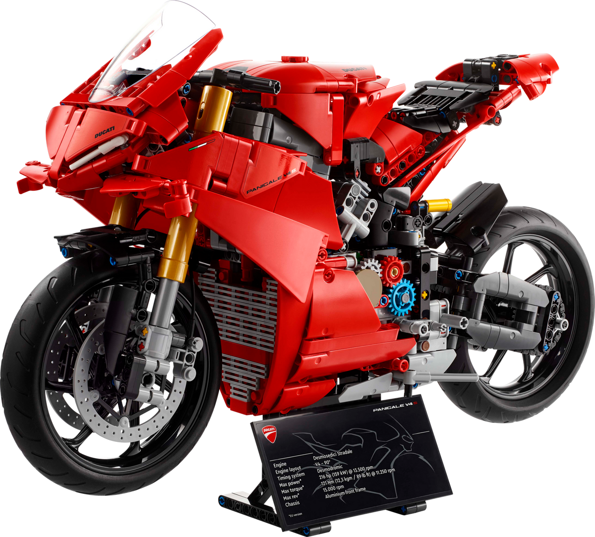LEGO Ducati Panigale V4 S Motorcycle, side