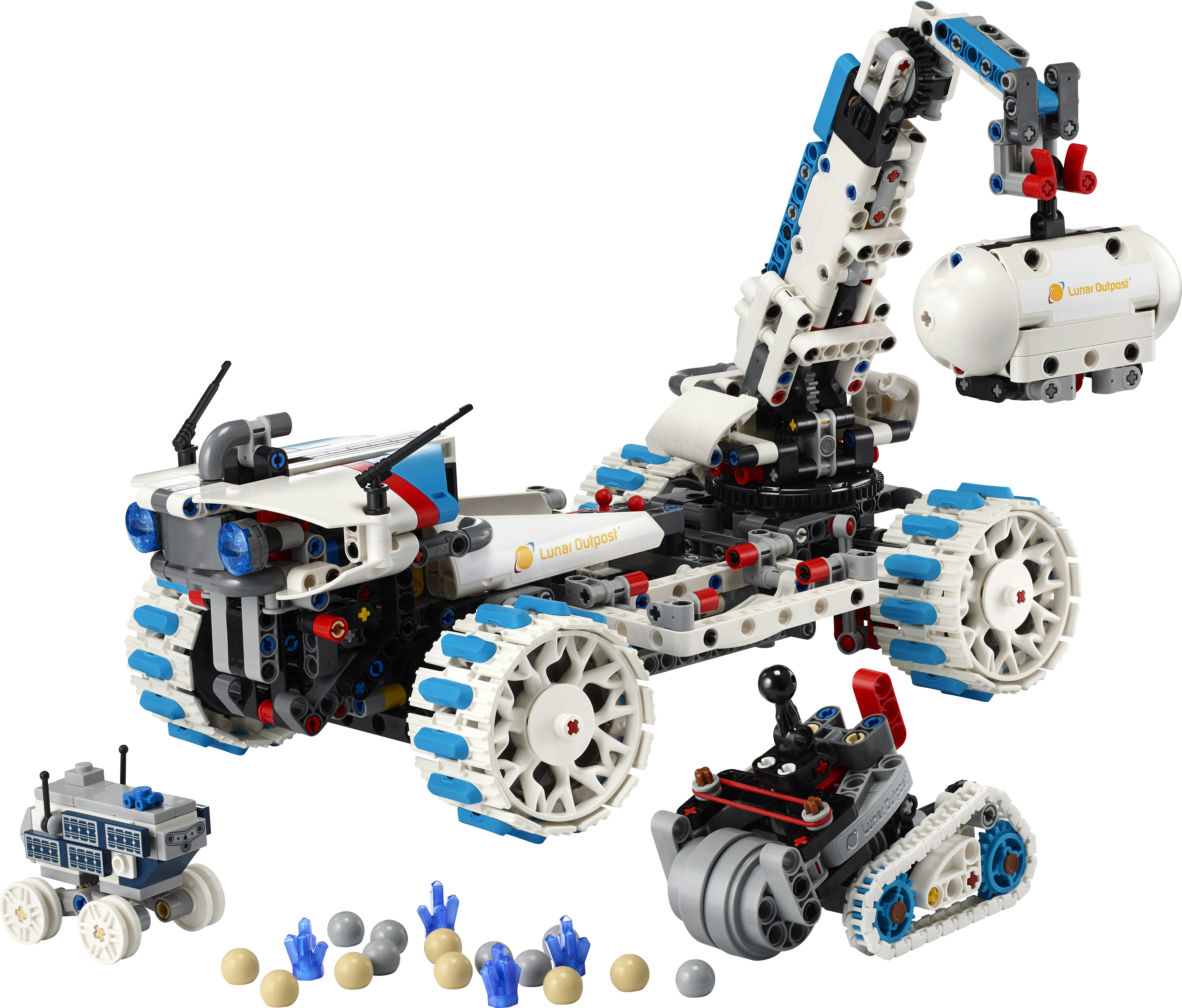 Lego Lunar Outpost Moon Rover Space Vehicle