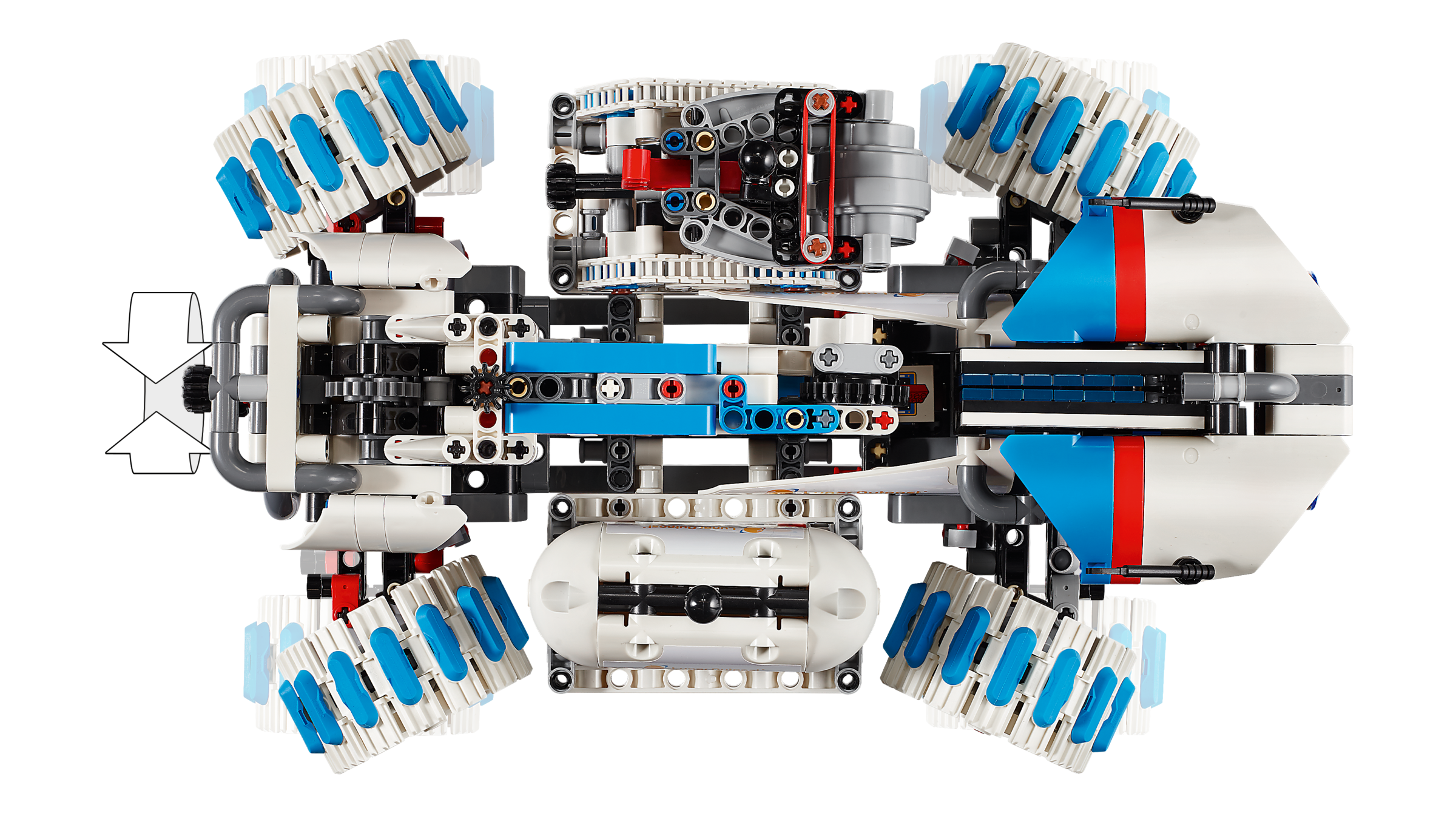 Lego Lunar Outpost Moon Rover Space Vehicle