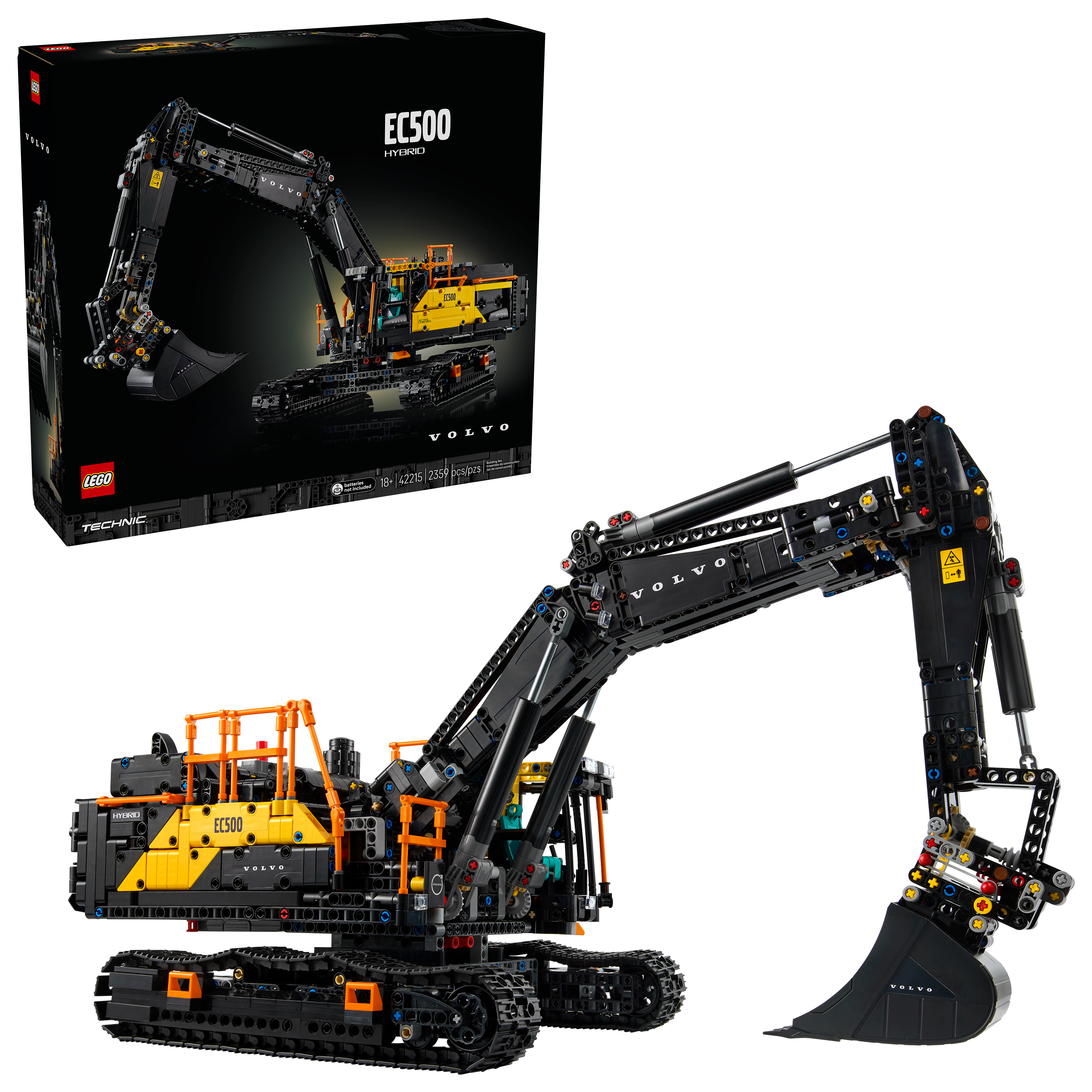 Lego Volvo EC500 Hybrid Excavator