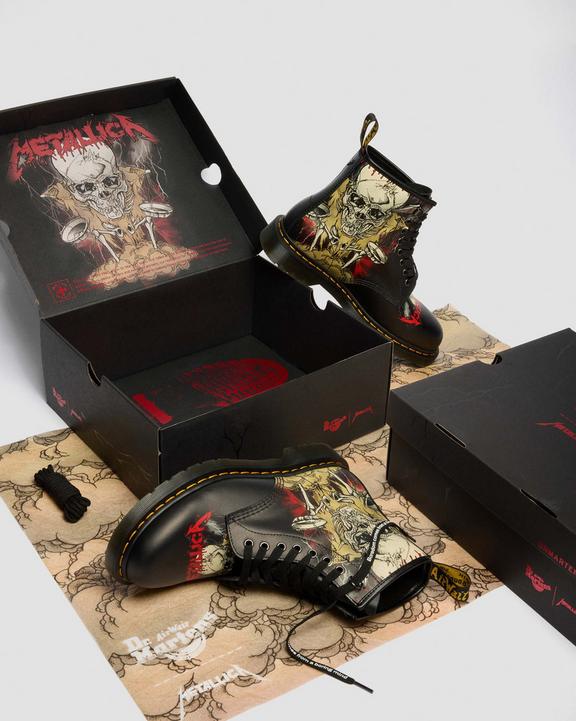 Dr Martens 1460 Metallica - White & Multi
