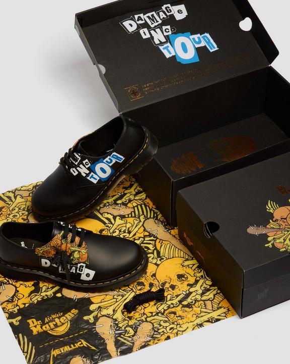 Dr Martens 1461 Metallica - White+Multi