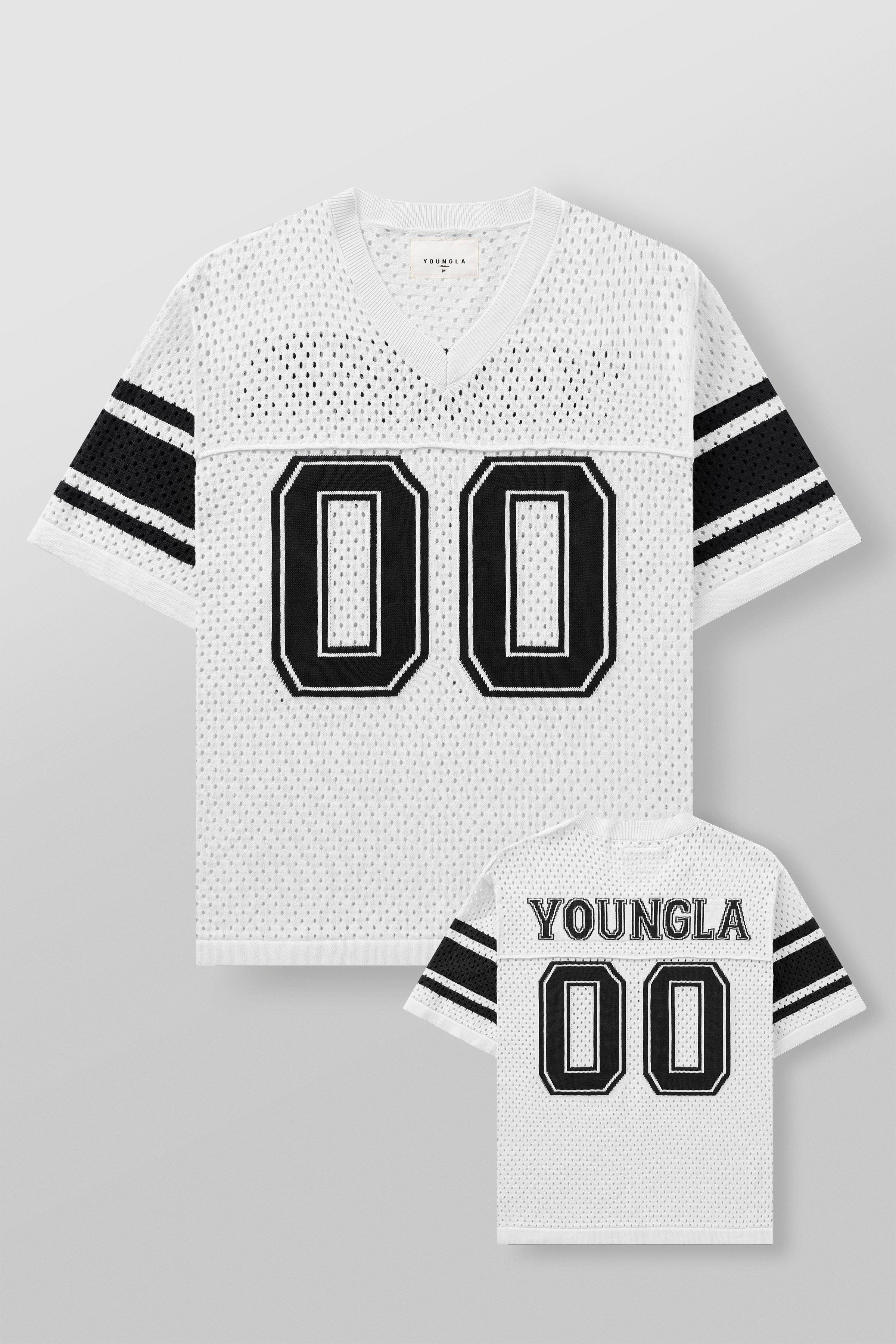 YoungLA 4226 - Varsity Knit Jersey White