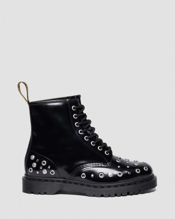 Dr Martens Studded Buttero Leather Boots - Black Buttero