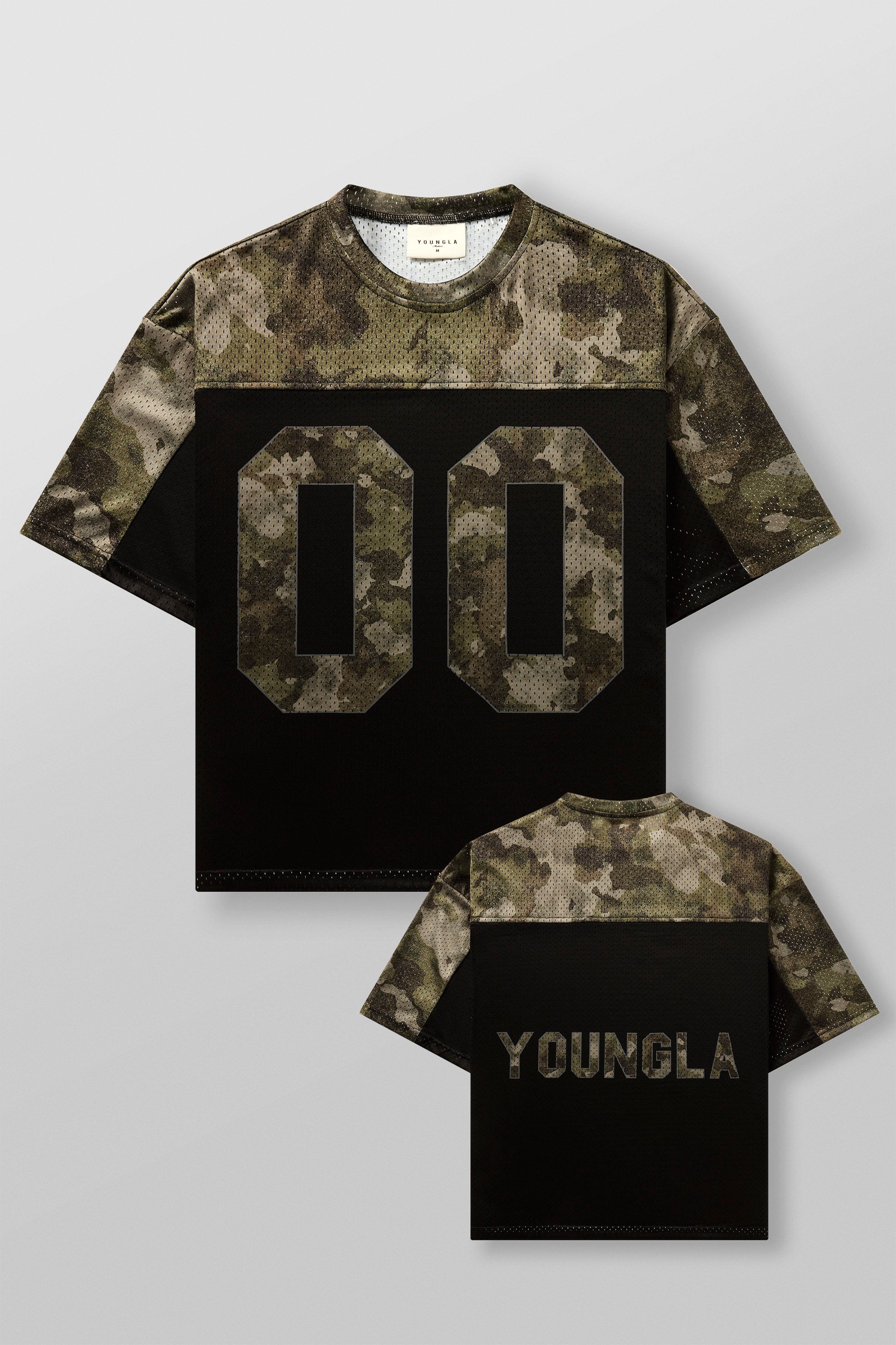 YoungLA 4237 - Double-Zero Jersey Green Camo