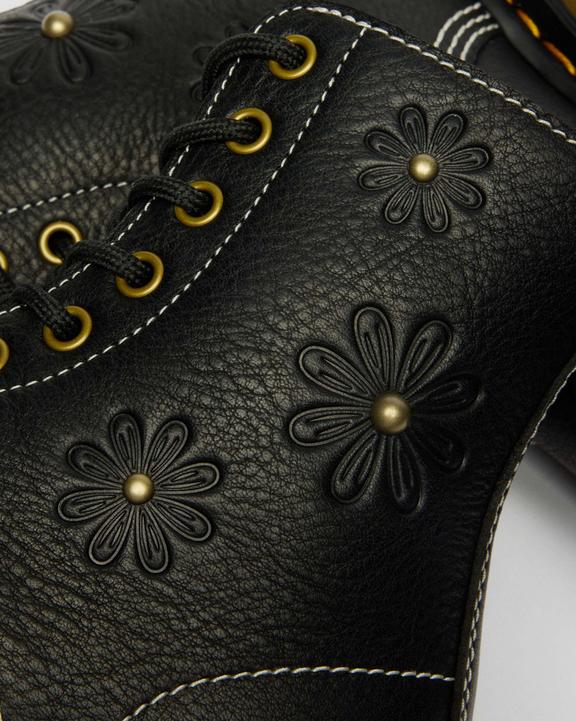Dr Martens 1460 Pascal Flower - Black