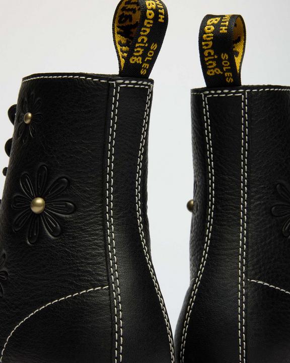 Dr Martens 1460 Pascal Flower - Black