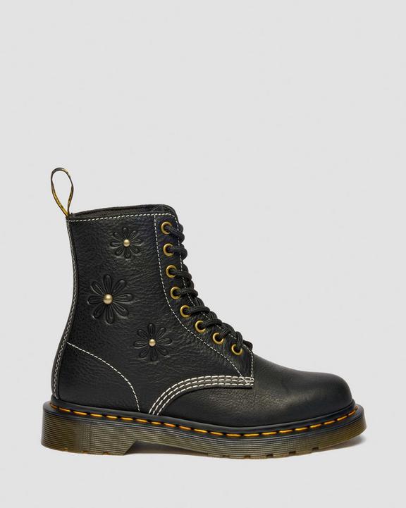 Dr Martens 1460 Pascal Flower - Black