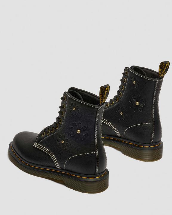 Dr Martens 1460 Pascal Flower - Black
