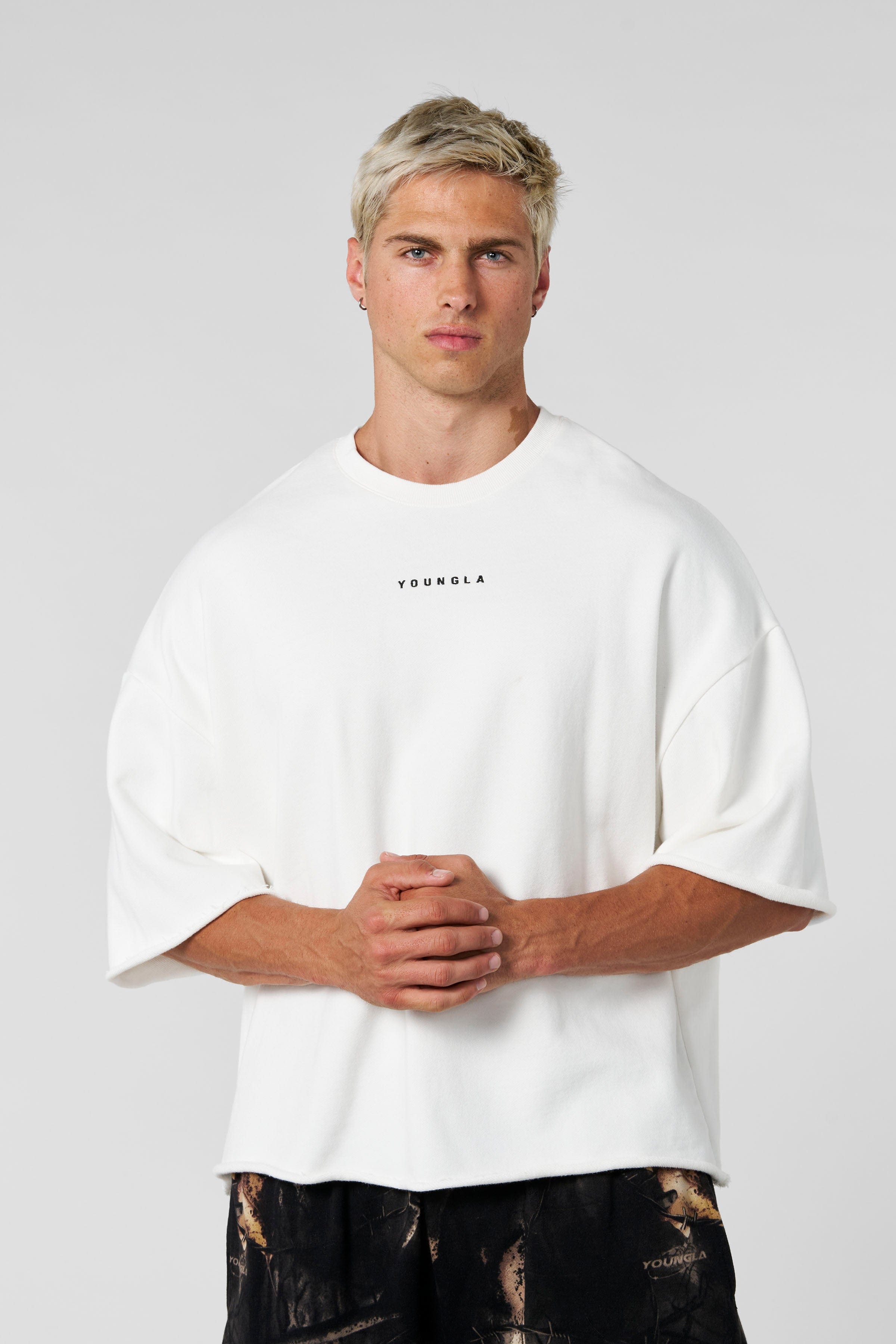 YoungLA 4242 - Terry Oversized tee White