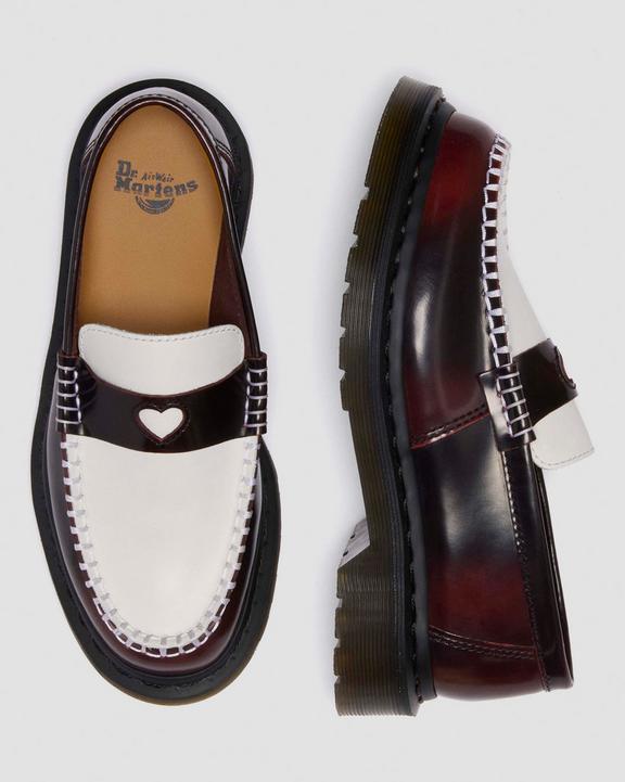 Dr Martens Penton Heart - Cherry Red & White