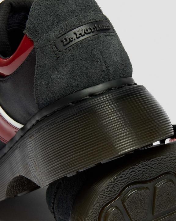 Dr Martens Buzz Strap - Black+Scarlet Red