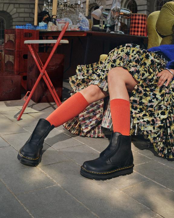 Dr Martens Zebzag Laceless - Black