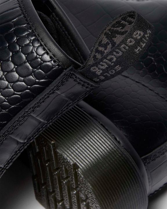 Dr Martens 1460 Croco - Black