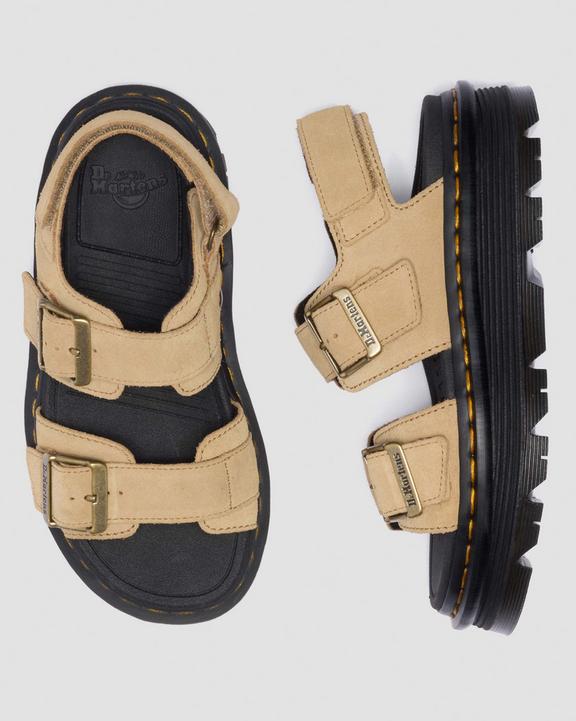 Dr Martens Zebzag Sandals - Savannah Tan