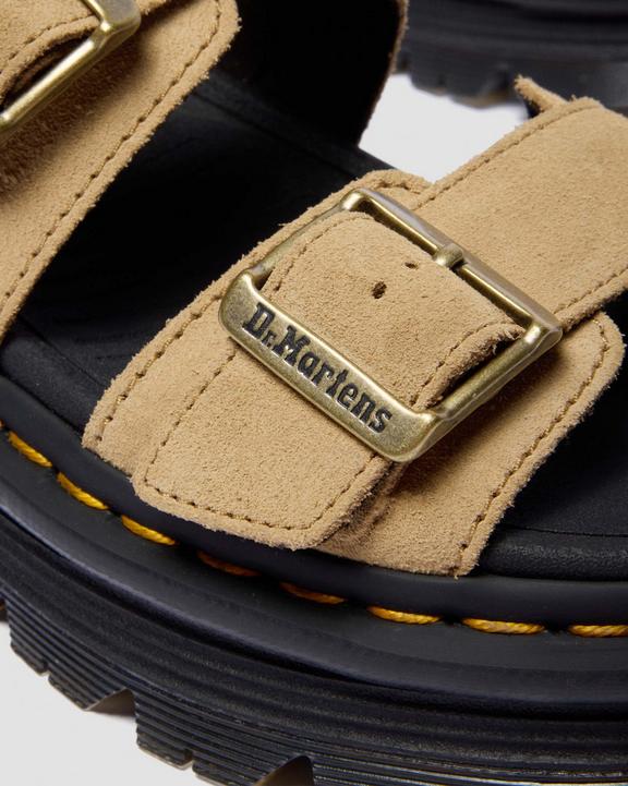 Dr Martens Zebzag Sandals - Savannah Tan