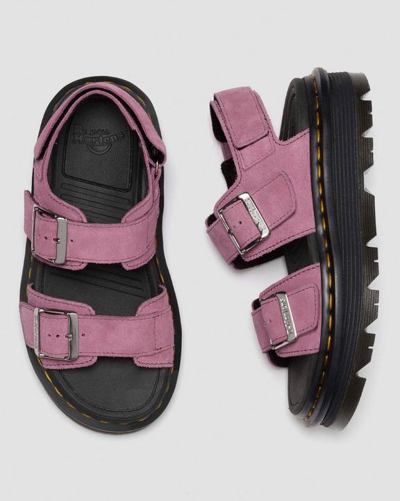 Dr Martens Zebzag Sandals - Muted Purple