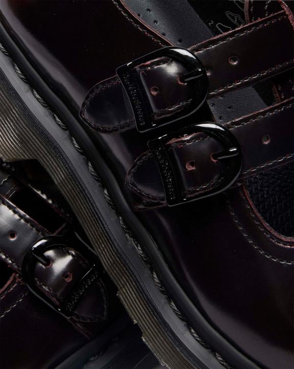 Dr Martens Arcadia Rub Off Leather Mary Jane Shoes - Arcadia