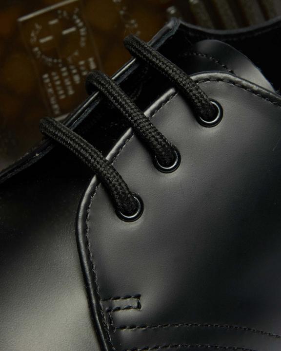Dr Martens 1461 White Stitch - Black