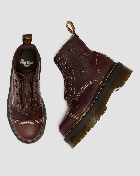 Dr Martens Sinclair Flower - Dark Brown