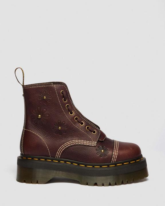 Dr Martens Sinclair Flower - Dark Brown