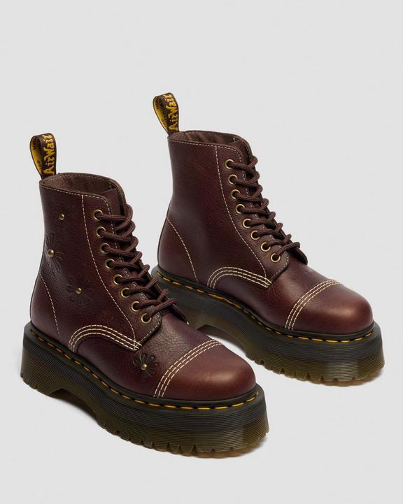 Dr Martens Sinclair Flower - Dark Brown
